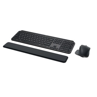 【Logitech 羅技】MX Keys S Combo 無線智能鍵盤滑鼠組合 石墨灰