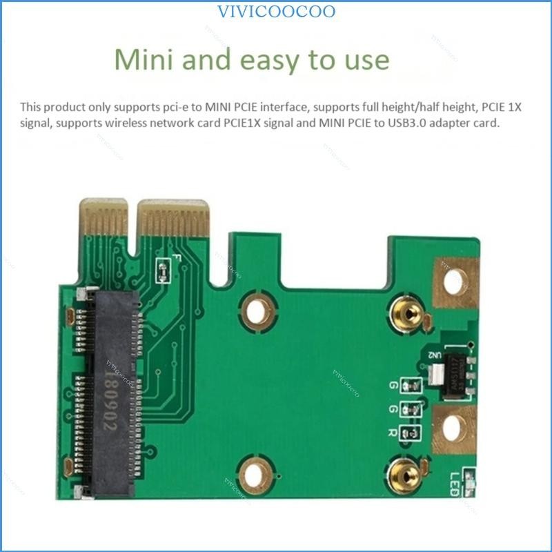 Vivi Mini PCIE 轉 PCI-E 卡 PCI-Express WIFI 適配卡 Mini PCI-E 轉 U