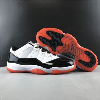2024 Nk Air Jordan 11 籃球運動鞋 Low “White Bred” 籃球鞋 AV2187-160