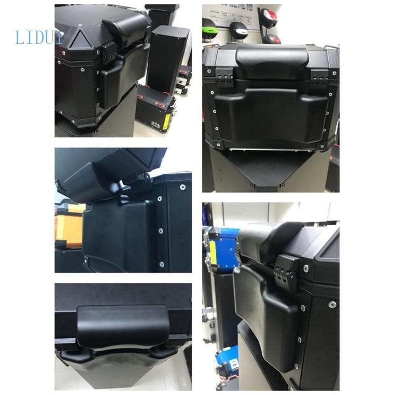 Lidu11 乘客靠背靠背墊後鞍包後備箱貼紙適合大多數摩托車後頂箱箱墊墊