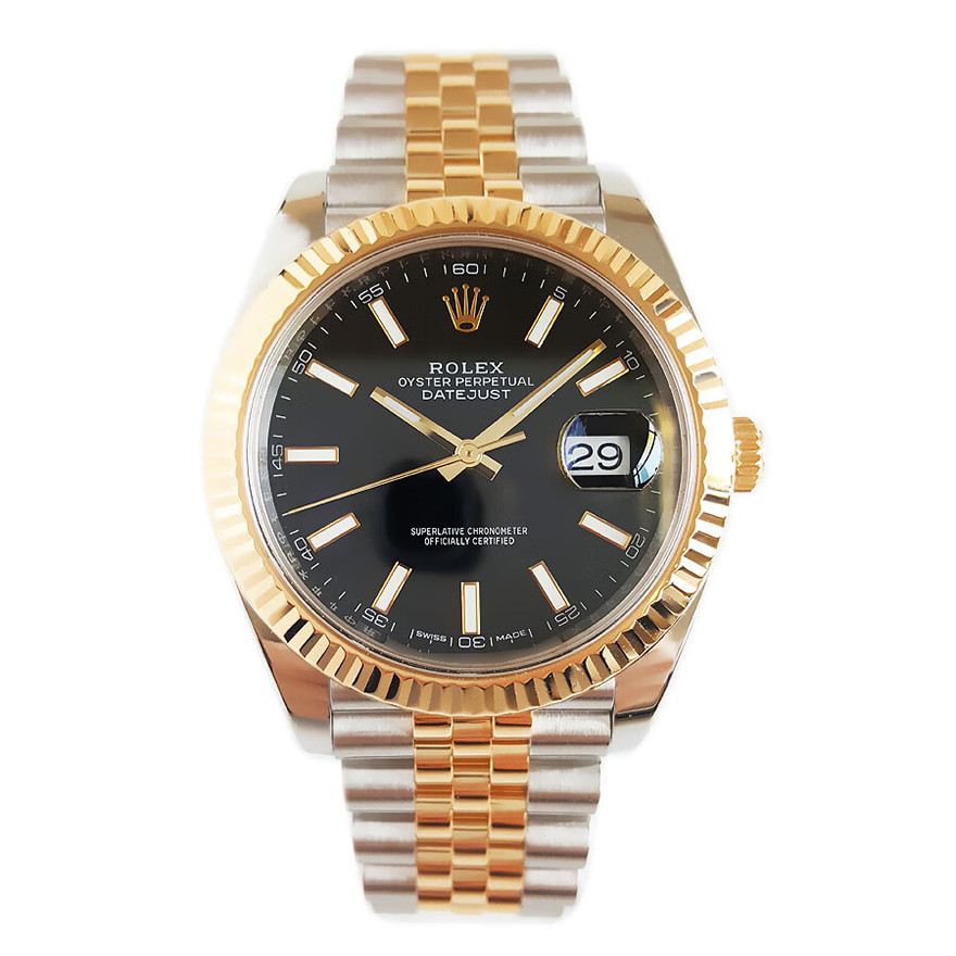 全套日誌型41表徑18K黃金自動機械手錶男士126333