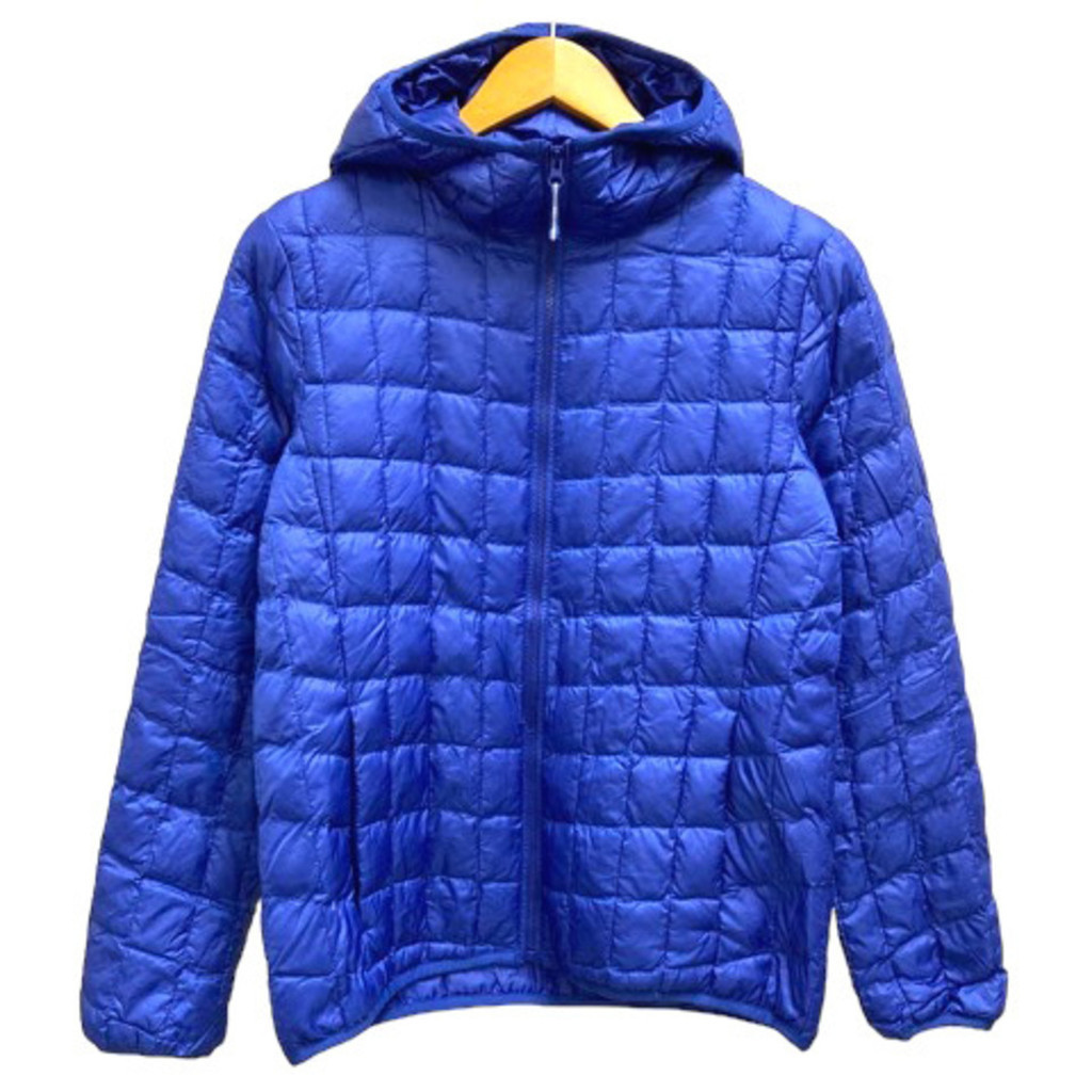 Uniqlo Q M O I夾克外套絎縫 藍色 棉花 長袖 日本直送 二手