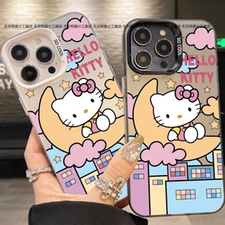 可愛卡通 凱蒂貓 手機殼 適用iPhone 11 愛瘋 6s X i12 pro max 蘋果6 彩銀殼 情侶 保護殼