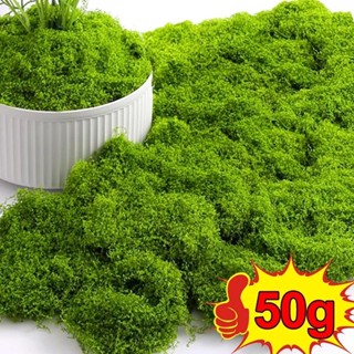 30g/50g 模擬苔蘚裝飾 - 大號、柔軟、透氣、不褪色 - 人造 Diy 仿生綠色植物 - 用於盆栽、花園 - 家庭