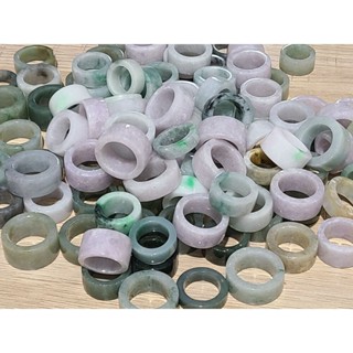 【七彩翡翠】緬甸 天然 翡翠 成品 板指 版指 扳指 指環 玉戒 戒指 戒圈 男款 女款