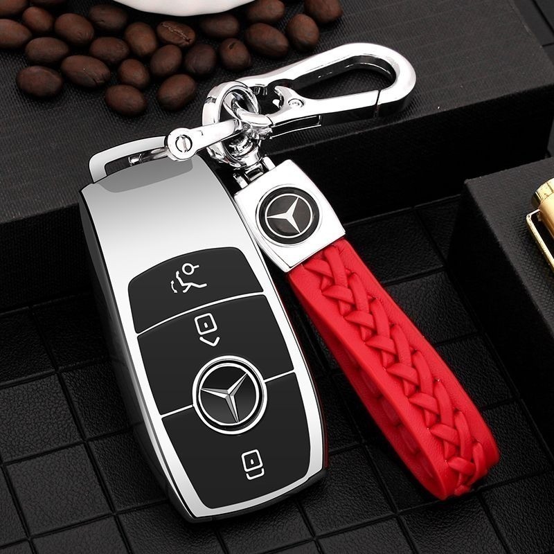 KWS | 賓士Benz汽車鑰匙套 鑰匙殼 E级 e300l E260 E200 C260L A200汽車專用鑰匙包