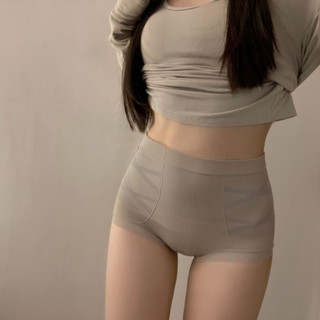 高腰內褲女生 黑繃帶收腹褲 無痕內褲 三角褲 提臀內褲 純棉襠 包臀 透氣 時尚百搭基礎款 純色簡約