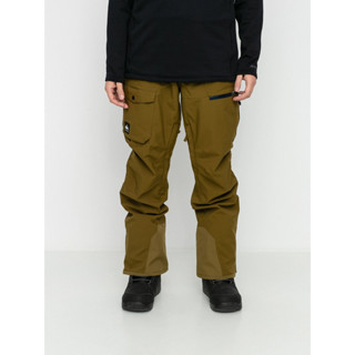 Quiksilver Utility Pants 滑雪板褲軍用橄欖色滑雪絕緣褲防水長褲男童海軍長褲 Cargo Spyd