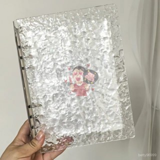 臺灣出貨-小紅書水晶水波紋卡冊四宮格3寸愛豆專輯追星收納冊a5亞07