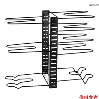 可調整廚房置物架收納多層廚具砧板菜板鍋蓋平底鍋架炒鍋架子 8層