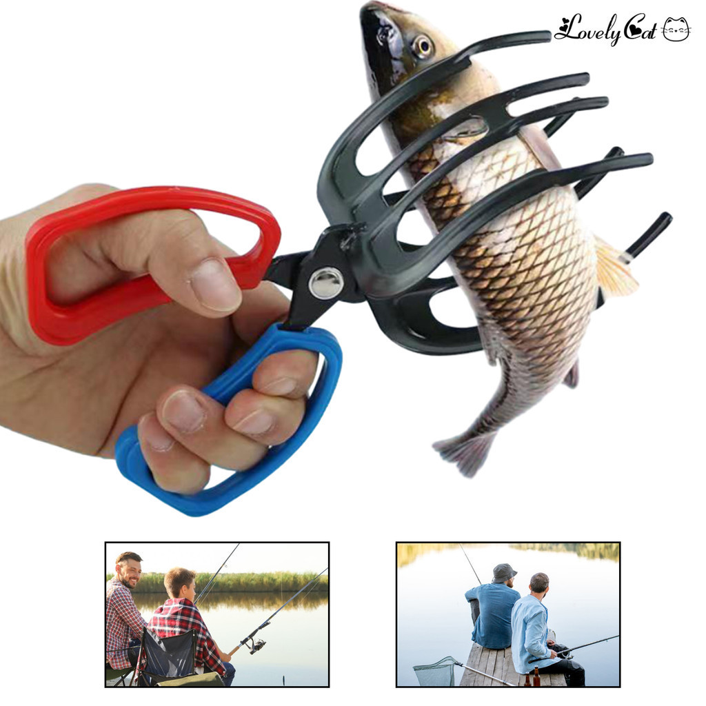 [開拓者]AMZ 金屬夾魚鉗控魚器 抓魚鉗 夾魚器漁具多功能魚夾鉗魚夾子垂釣用品