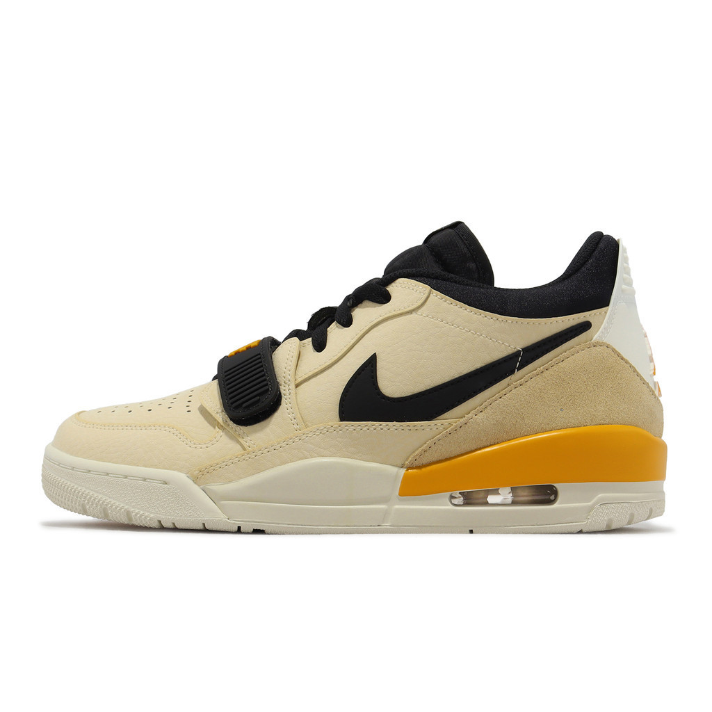 Nike 休閒鞋 Air Jordan Legacy 312 Low GS 奶油 黑黃 大童 女鞋 CD9054-200