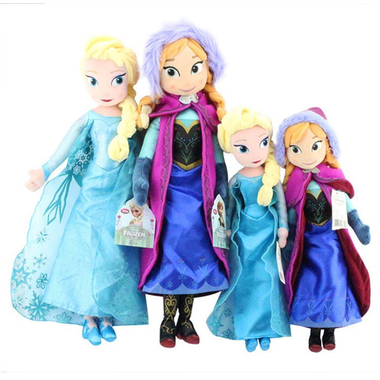 PLDR 現貨冰雪奇緣毛絨玩具艾莎Elsa 公主Anna安娜毛絨玩具公仔娃娃