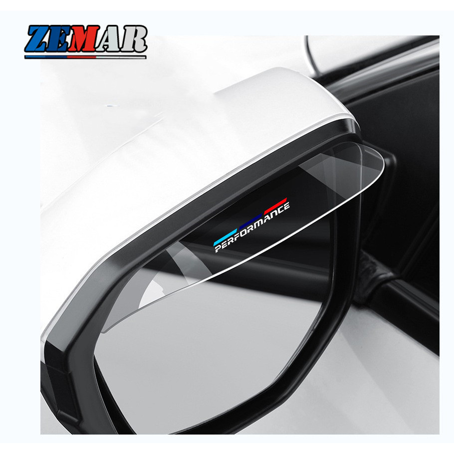 BMW 2 件裝寶馬性能通用汽車後視鏡雨罩透明側視鏡防雨罩適用於寶馬 E36 E46 E30 E90 F10 F30 E