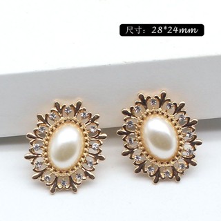4.18Korean version of rhinestones and pearls, fashionable an
