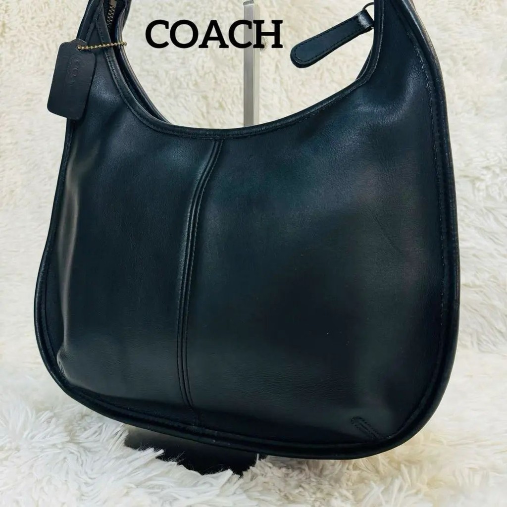 COACH 蔻馳 肩背包 9033 黑色 皮革 old mercari 日本直送 二手