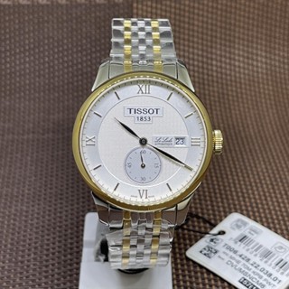 TISSOT 天梭t0064282203801 Le Locle 自動不銹鋼男士金色調模擬手錶