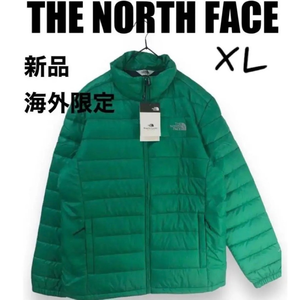 近全新 THE NORTH FACE 北面 夾克外套 XL 綠色 全棉 日本直送 二手