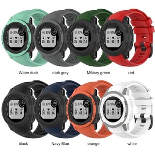 Garmin Instinct 2S 矽膠錶帶 Garmin Instinct 2S 智能手錶配件透氣腕帶替換錶帶