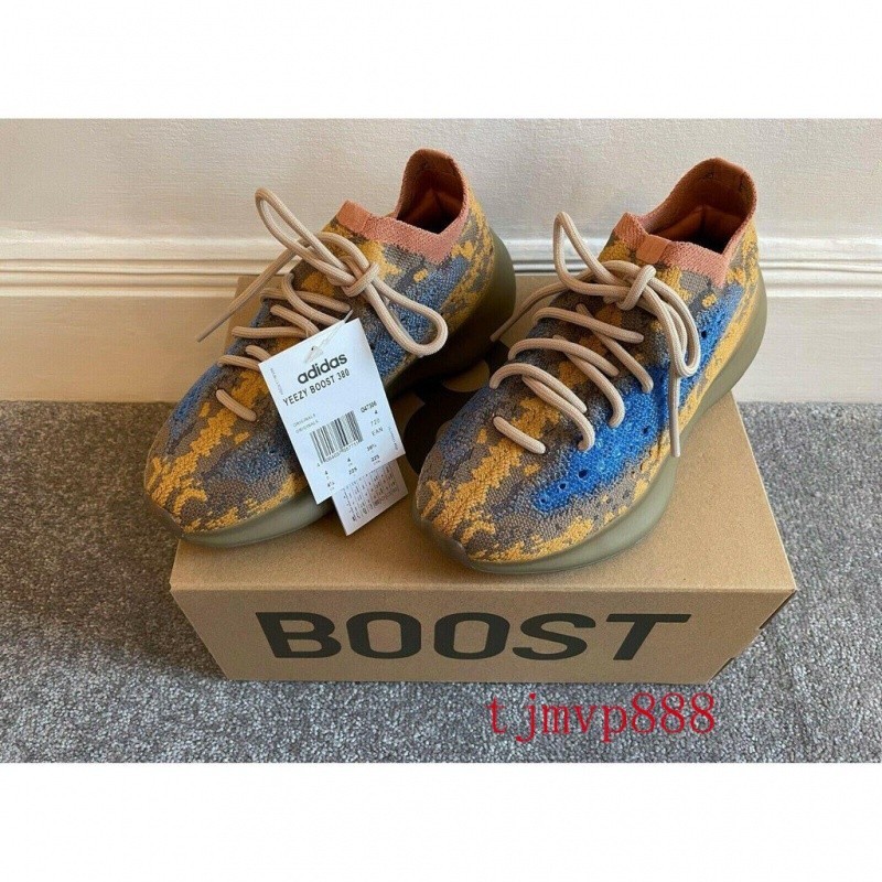 愛迪達 特價 adidas originals Yeezy Boost 380 BlueOat 藍棕 Q47306