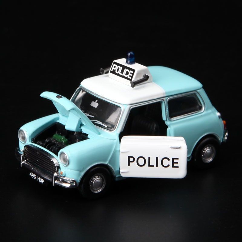 Tiny 微影UK21 合金模型-Austin 迷你Mini英國警車藍色