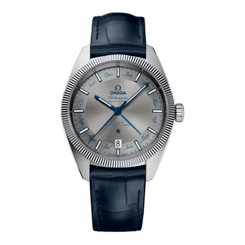 星座腕錶OMEGA自動 灰色錶殼 機芯41精鋼/帶錶鏈機械毫米錶盤⌚Omegafan⌚ Watch 皮革系列 男士