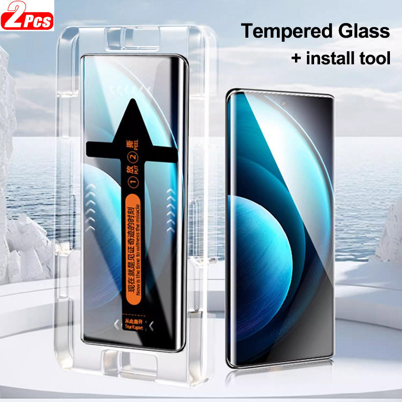 2 片全膠保護膜鋼化玻璃適用於 Honor X9A 5G Honor 100/90 Pro 60 80 30 50 Pr