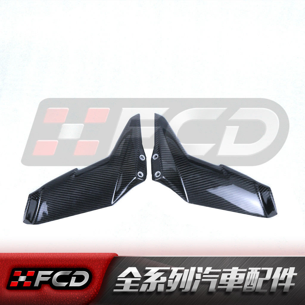 適用2015+Kawasaki 川崎 H2 New version 改裝上定風翼減少風阻器 卡夢