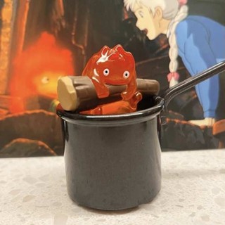 卡西法手辦玩具哈爾的移動城堡周邊小夜燈宮崎駿電影火苗桌面擺件