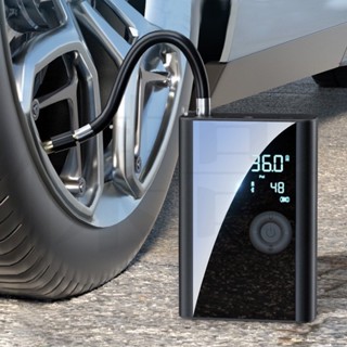 【臺灣12H發貨+保固】 電動打氣機 可以替換電池 車用充氣機 轎車電動打氣機 自行車機車 迷你新款無線迷你車載充氣泵