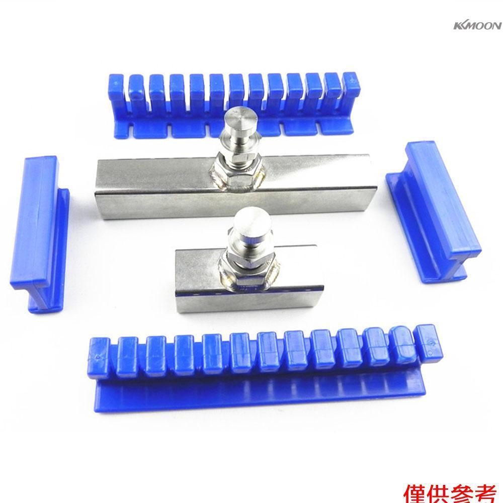 汽車鈑金凹陷修復工具 拉拔器凹坑修復神器凹痕修復 拉拔墊片拉排6件套 藍色