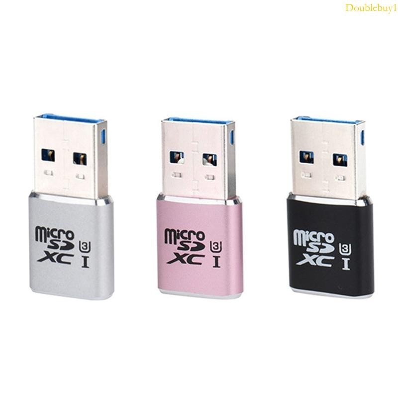 Dou USB 存儲卡讀卡器集線器 USB 3 0 擴展塢通用 Micro-SD Micro SDXC TF 卡適配器適