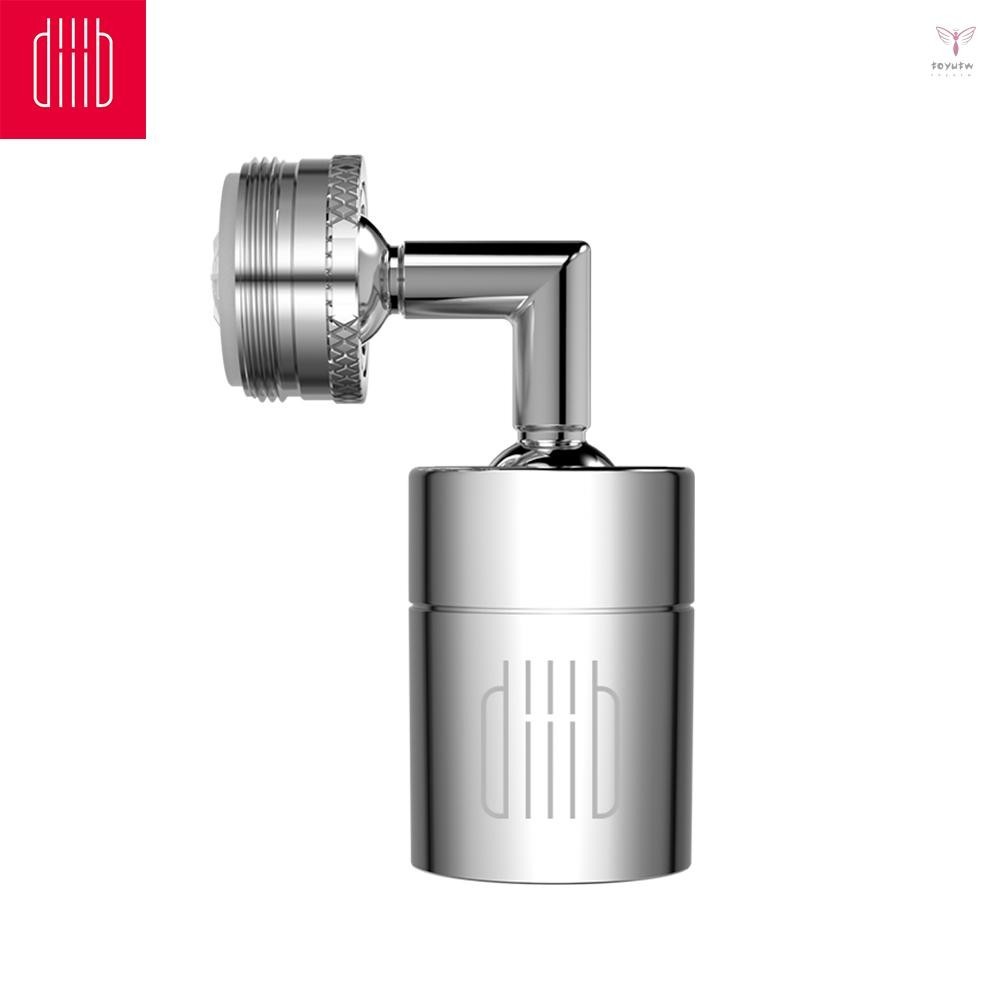 Diiib 水龍頭曝氣器 360°/720° 用於浴室廚房的帶雙噴霧器水龍頭噴頭附件的旋轉水槽曝氣器