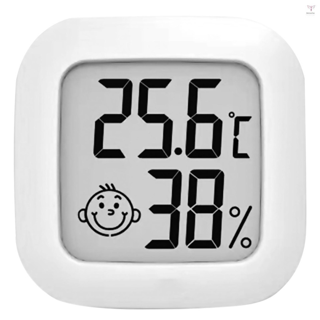 數字濕度計溫度計室內濕度計迷你室內溫度計帶濕度和溫度監視器家庭溫室辦公室學校精確濕度計