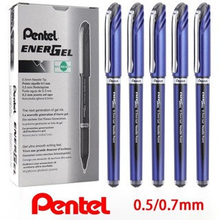 日本 Pentel BLN25中性筆學生考試速乾黑色水筆0.5mm光滑針尖筆