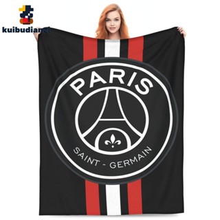 巴黎圣日耳曼足球俱樂部可愛毯子卡通法蘭絨毯子超柔軟保暖毛巾毯子適用於沙髮沙發床客廳