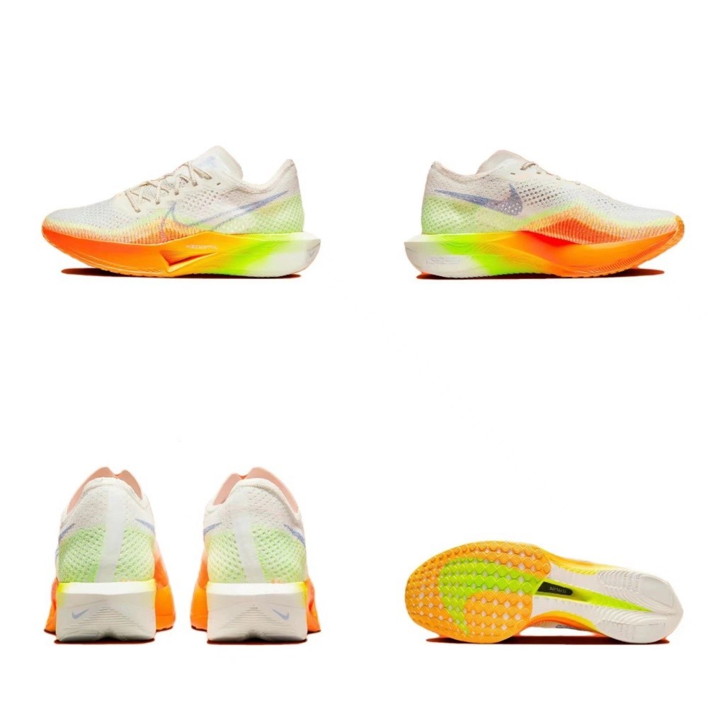 Zoomx Vaporfly NEXT% 3“橙色霓虹燈”跑步鞋男士女士運動