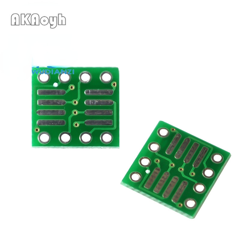 無鉛 so/msop/tssop/soic/sop8轉dip8 寬體 窄體 轉接板PCB 8pin