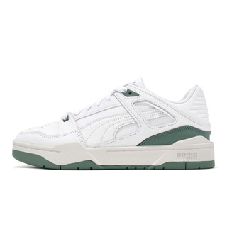 Puma 休閒鞋 Slipstream Lth 男鞋 白 綠 復古 低筒 運動鞋 [ACS] 38754430