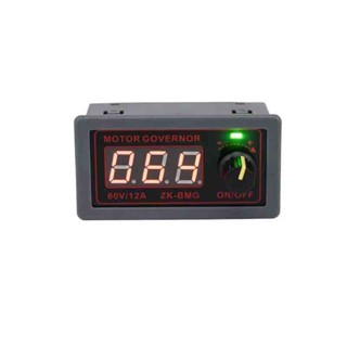 Zk-bmg BMG PWM直流電機調速器9-60V 12A 500W電機風扇控制器編碼器調光調速