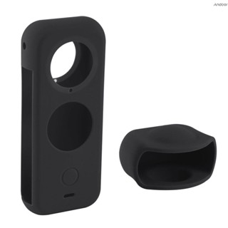 Insta360 ONE X2 全景相機保護套 PULUZ 全身防塵矽膠保護套帶鏡頭蓋更換