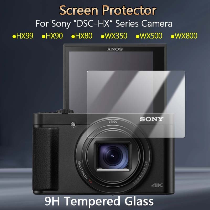 荧幕保護貼適用Sony DSC-HX99 HX80 HX90 WX350 WX500 700 800 相機9H鋼化玻璃膜