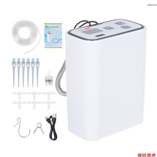 WD-01FS可調滴箭版6盆 智慧自動澆花器 盆栽定時澆水 花園陽臺滴灌噴淋系統 內建3.7V 1800mah電池