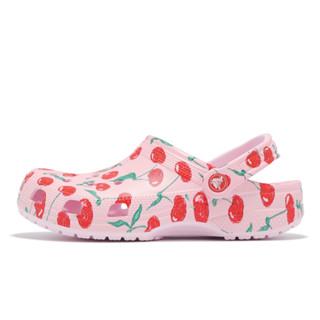 Crocs 洞洞鞋 Classic Fresh Fruits 男鞋 女鞋 水果印花 粉 [ACS] 2110086ZW