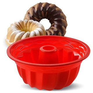 9 英寸 3D 形狀紅色矽膠糕點蛋糕模具,DIY 烘焙甜點慕斯蛋糕烘焙工具藝術蛋糕烤盤工具模型