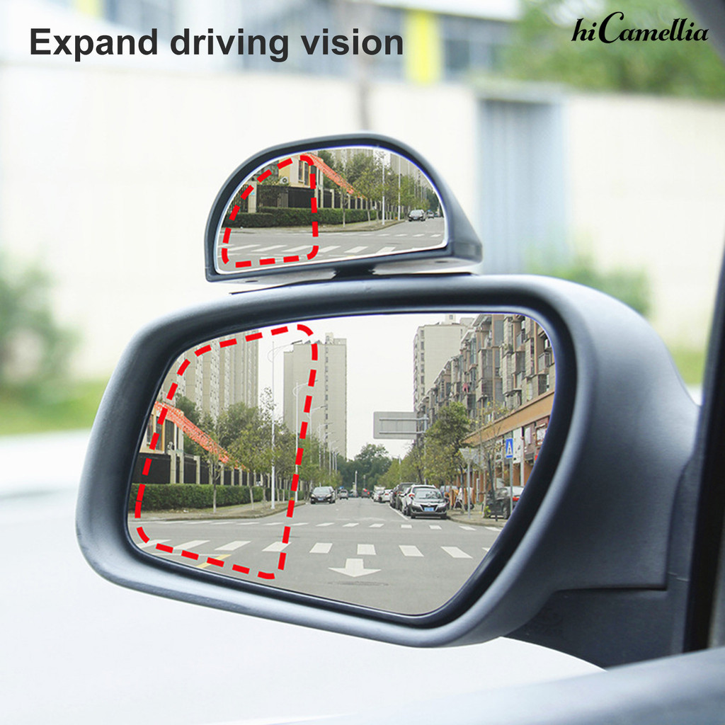 ||滿額免運||汽車後視盲區輔助鏡 360°旋轉車用大視野廣角盲點鏡教練車倒車鏡（頻道）