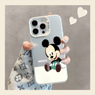 XIAOMI 迪士尼 外殼 Disney Micky 適用於 iPhone 15 14 13 12 11 Pro Max