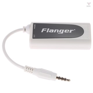 Uurig)flanger FC-21 吉他連接器轉換器電吉他貝司到手機平板電腦適配器兼容 iPhone/iPad An
