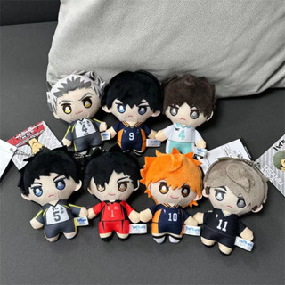 免運 日本卡通動漫電影排球少年🏐️玩偶 日向翔陽影山飛雄毛絨玩具 小掛件約10cm 排球少年周邊