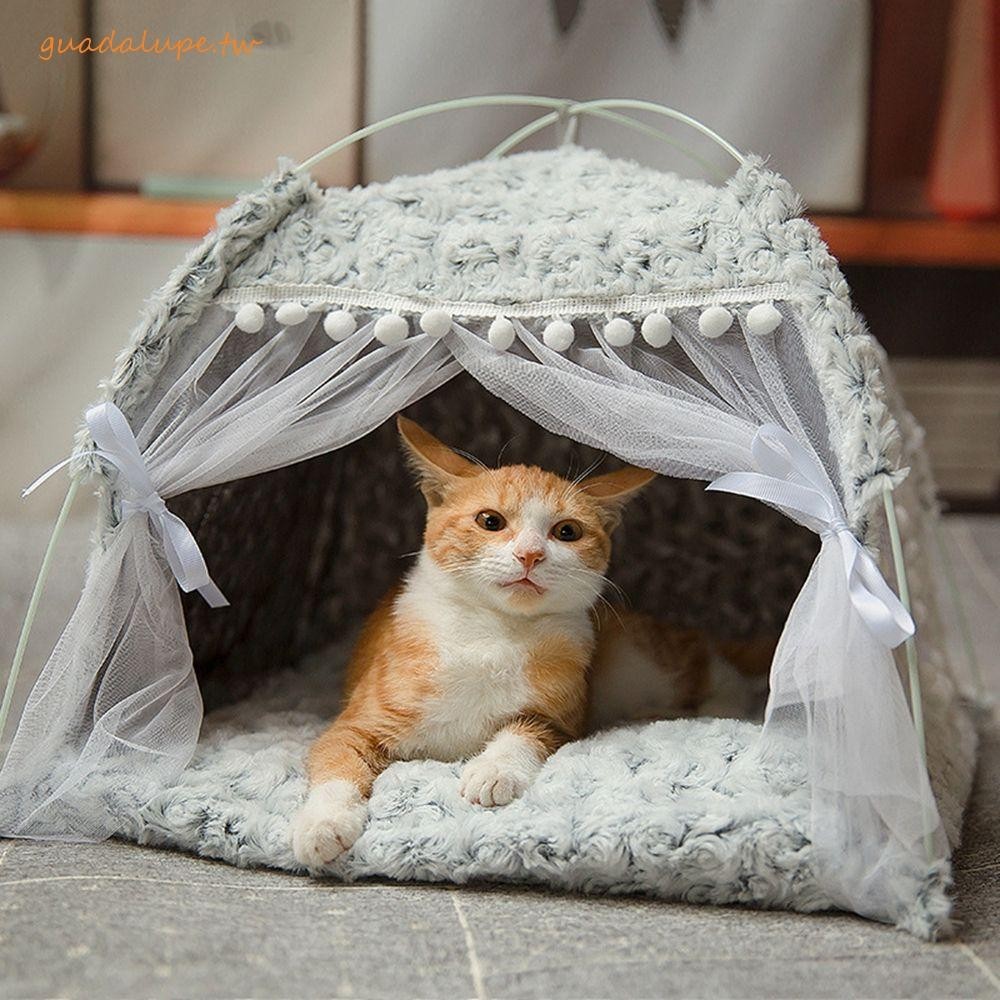 GUADALUPE寵物帳篷折疊式的小狗帶墊子室內的帳篷動物床